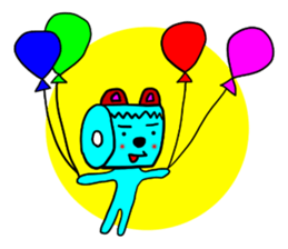 Tape bear sticker #3125770