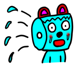 Tape bear sticker #3125771