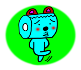 Tape bear sticker #3125772
