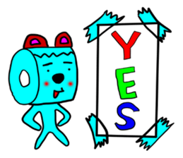 Tape bear sticker #3125778