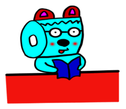 Tape bear sticker #3125781