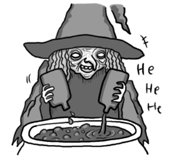 YURU Witch sticker #3126232