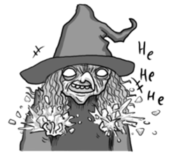 YURU Witch sticker #3126236