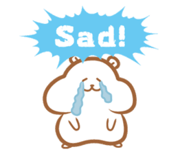 Cry of hamster(English version) sticker #3126876