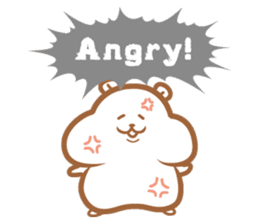 Cry of hamster(English version) sticker #3126877
