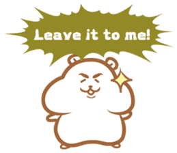 Cry of hamster(English version) sticker #3126879