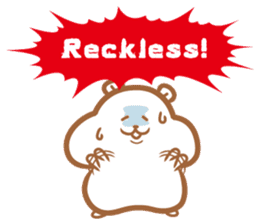 Cry of hamster(English version) sticker #3126880