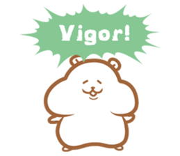 Cry of hamster(English version) sticker #3126882