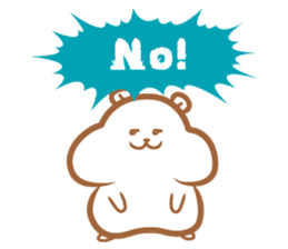 Cry of hamster(English version) sticker #3126884