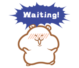 Cry of hamster(English version) sticker #3126887