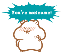 Cry of hamster(English version) sticker #3126892
