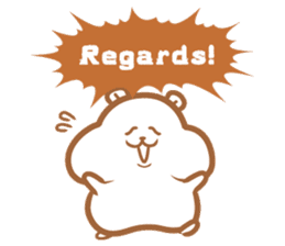 Cry of hamster(English version) sticker #3126900