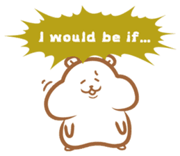 Cry of hamster(English version) sticker #3126906