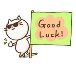 Cat to encourage sticker #3126917