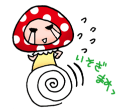 Mushrooms'man sticker #3127188