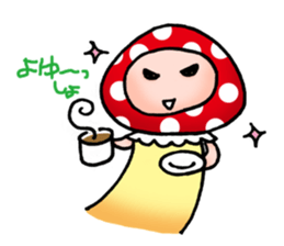 Mushrooms'man sticker #3127189