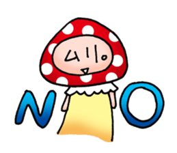 Mushrooms'man sticker #3127192