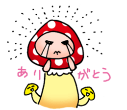 Mushrooms'man sticker #3127197