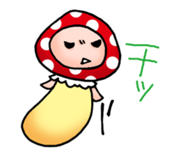 Mushrooms'man sticker #3127203