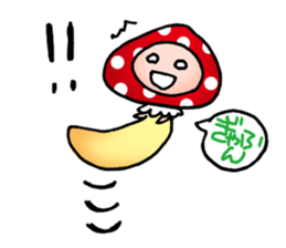 Mushrooms'man sticker #3127211