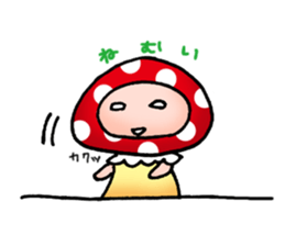 Mushrooms'man sticker #3127214