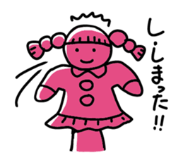 The hand puppet Susie-2 sticker #3127314