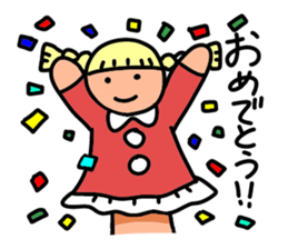 The hand puppet Susie-2 sticker #3127325