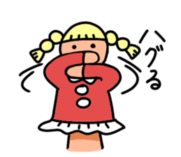 The hand puppet Susie-2 sticker #3127336