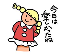 The hand puppet Susie-2 sticker #3127340