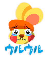 rhythmic gymnastics rabbit ! sticker #3127371