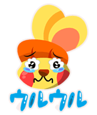 rhythmic gymnastics rabbit ! sticker #3127371