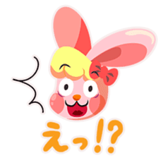 rhythmic gymnastics rabbit ! sticker #3127372