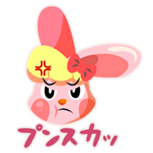 rhythmic gymnastics rabbit ! sticker #3127375