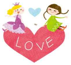 Lovely friends "Sarah & Sophie" sticker #3127795