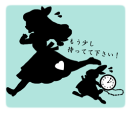Silhouette Alice sticker #3127964
