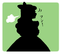 Silhouette Alice sticker #3127966