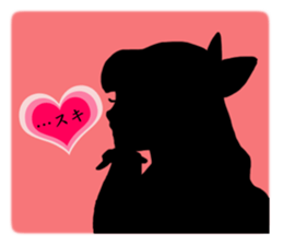 Silhouette Alice sticker #3127967