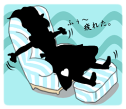 Silhouette Alice sticker #3127976