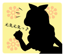 Silhouette Alice sticker #3127977