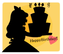 Silhouette Alice sticker #3127985