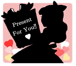 Silhouette Alice sticker #3127986