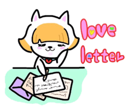 (B.B.B) ss2 Love white paper of Tamami sticker #3127988