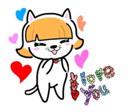 (B.B.B) ss2 Love white paper of Tamami sticker #3127993