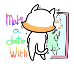 (B.B.B) ss2 Love white paper of Tamami sticker #3127996