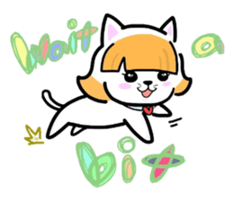 (B.B.B) ss2 Love white paper of Tamami sticker #3128005