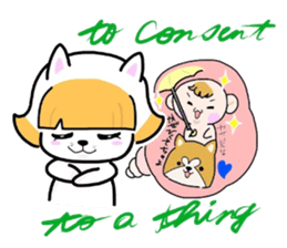 (B.B.B) ss2 Love white paper of Tamami sticker #3128024