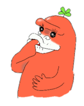 Dreaming Gorilla sticker #3128909