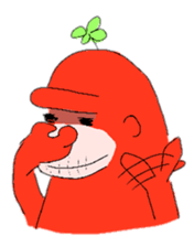 Dreaming Gorilla sticker #3128912