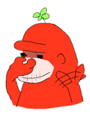 Dreaming Gorilla sticker #3128912