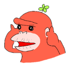 Dreaming Gorilla sticker #3128913